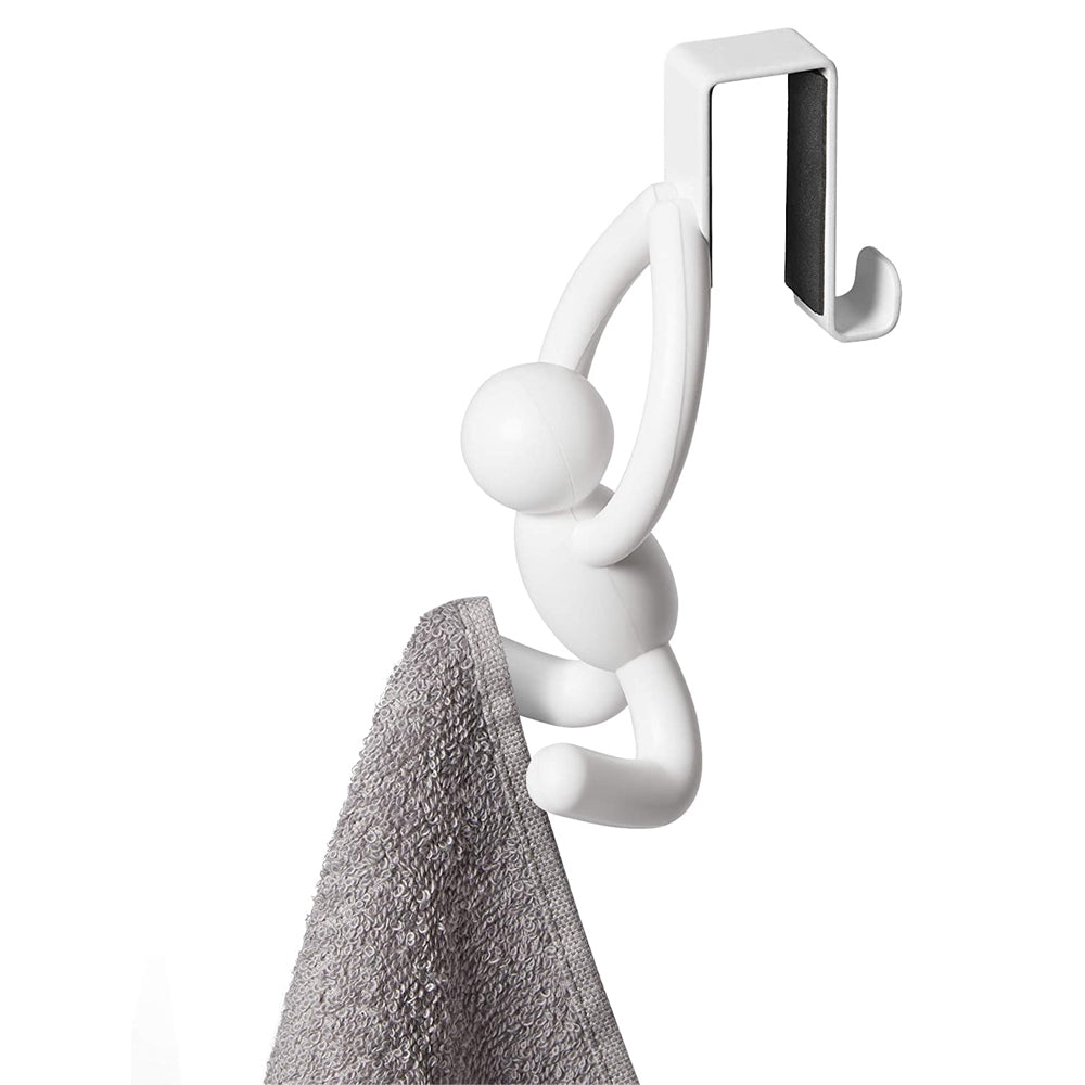Umbra Buddy Over The Cabinet Door Decorative Hanging Hooks White 6x7.4x13cm (2 Pieces) — image 4