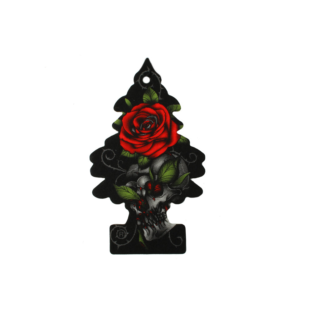 Little Tree 1 Pack Rose Thorn Car Air Freshener Long-Lasting Scent 12x4cm