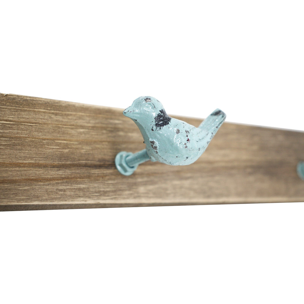 LVD Hooks On Board Metal 61cm Wall Hanging Hat/Coat Holder/Hanger Organiser w/ Birds — image 2