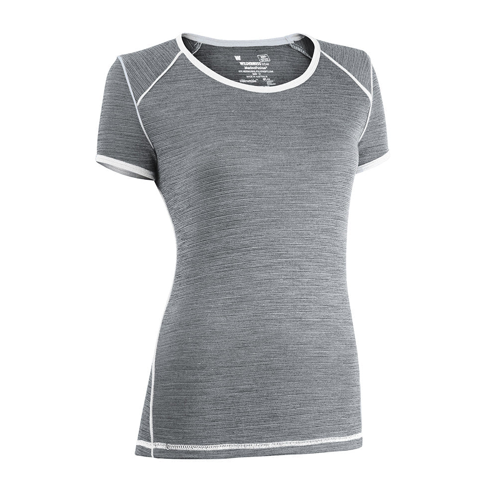 Wilderness Wear Wilderness Women Short Sleeve Tee Top Shirt Thermal Activewear Ice Flow — 10