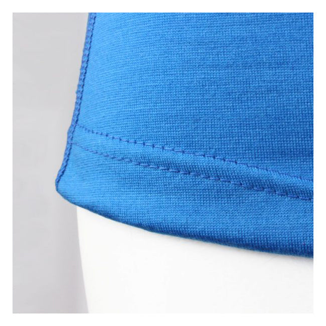 Wilderness Wear Wilderness Women Short Sleeve Scoop Tee Top Size 12 Thermal Activewear Glacier Blue — image 3
