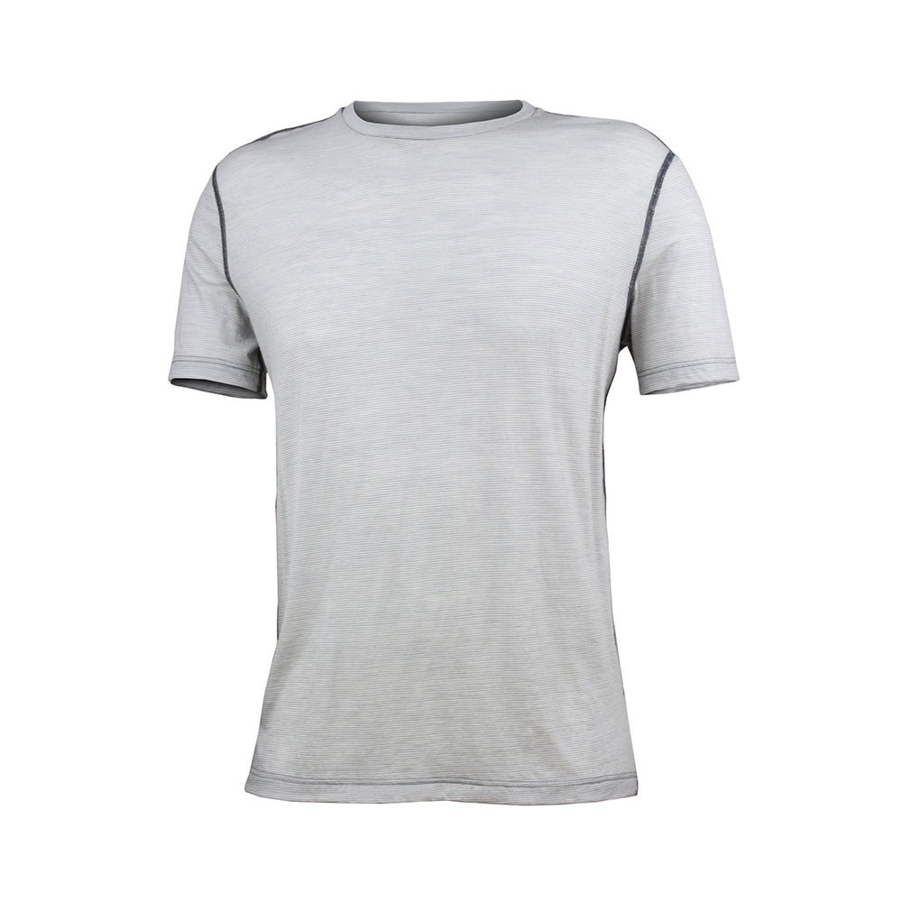 Wilderness Wear Wilderness Men Short Sleeve Tee Top Activewear Base Layer T-Shirt Size S Grey