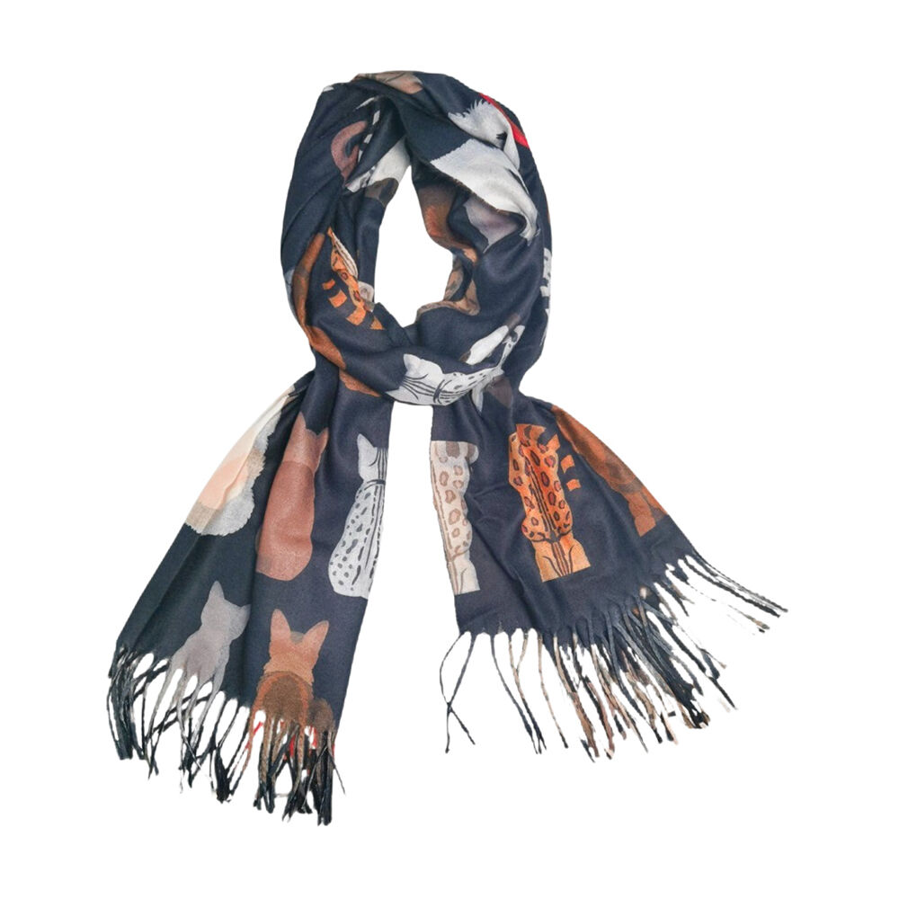 Urban Sassy Cat Scarf Stylish Womens/Ladies Fashion Soft Neck Wrap Midnight