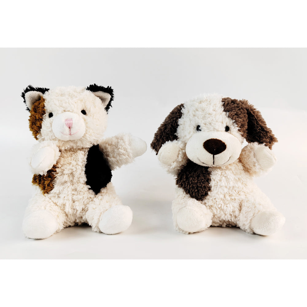 Urban Curly Dog 18cm Soft Toy Kids/Children Animal Fun Play Plush White & Brown — image 2