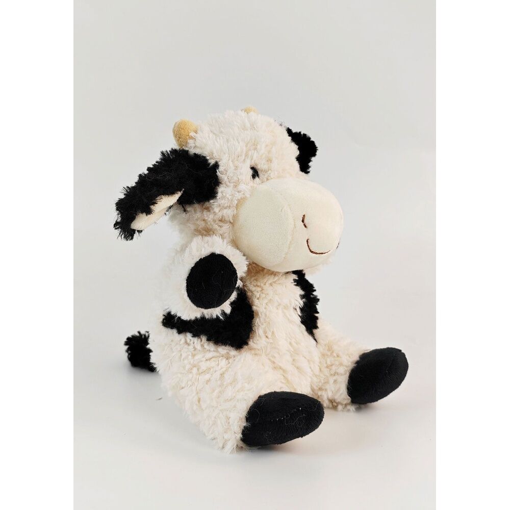 Urban Curly Cow 18cm Soft Toy Kids/Children Animal Fun Play Plush White & Black — image 3