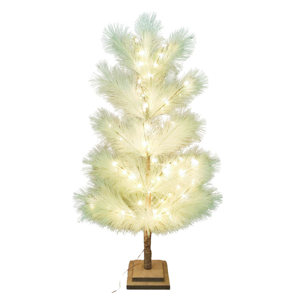 Urban 90cm Green Whisp Wooden Christmas Tree with 82 LED Lights