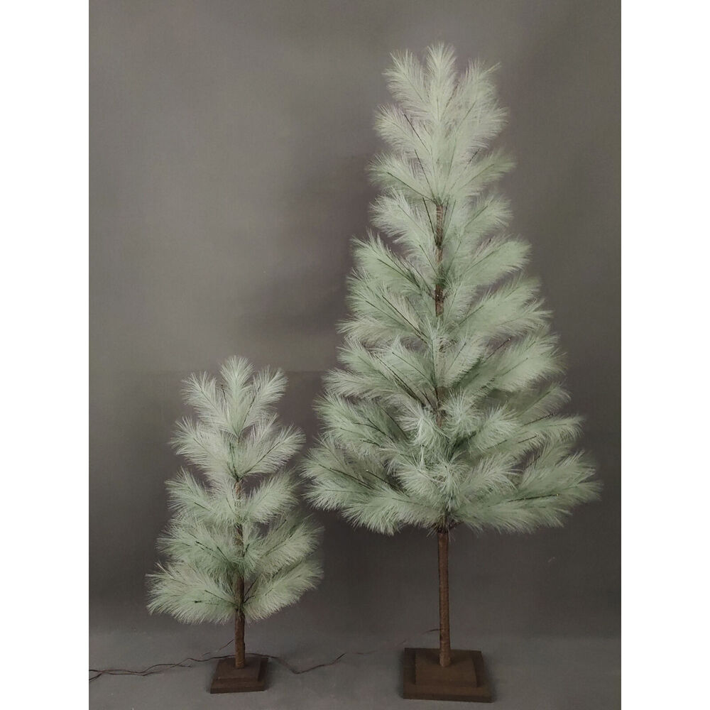 Urban 90cm Green Whisp Wooden Christmas Tree with 82 LED Lights — image 4