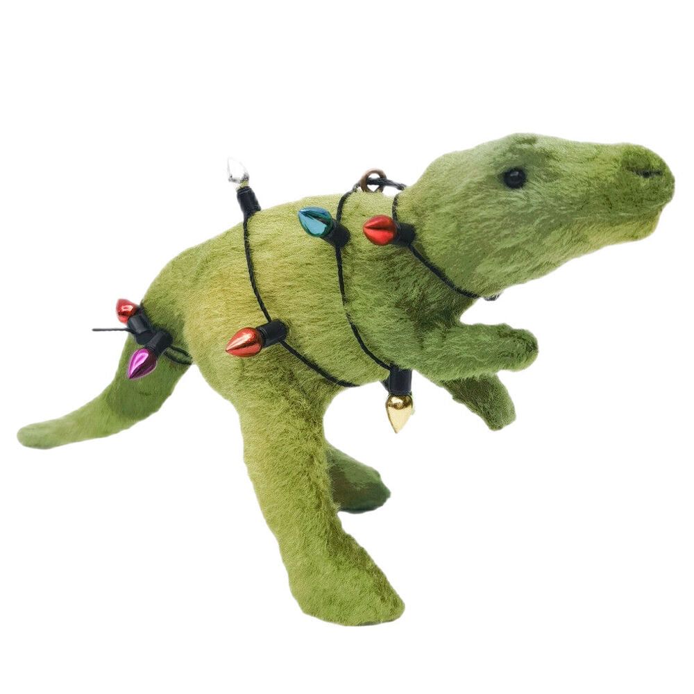 Urban 14cm Green Rexy Dinosaur Hanging Christmas Tree Decoration