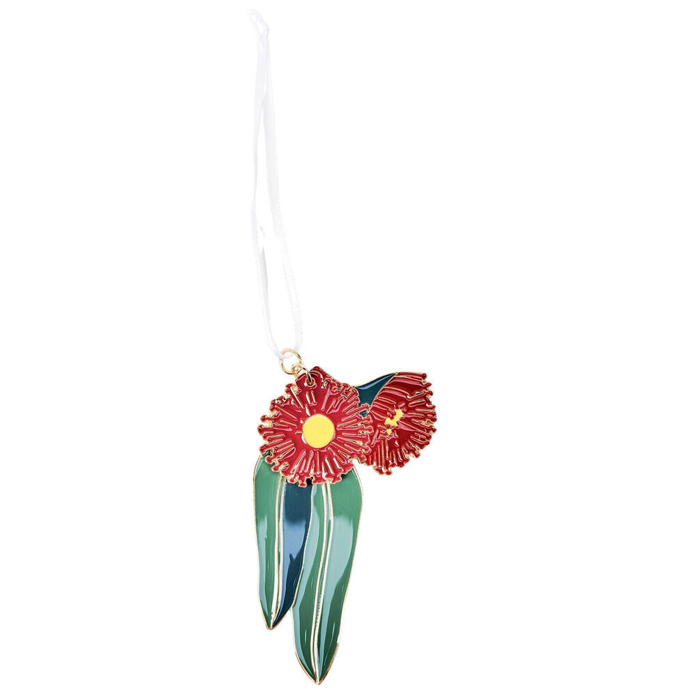 Urban 8cm Red/Green Australian Flora Hanging Christmas Decoration — image 3