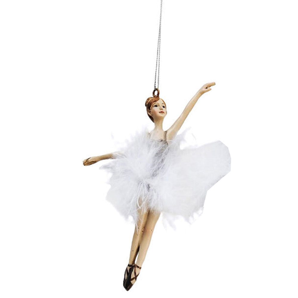 Urban Dancing Ballerinas Hanging Decoration 13cm White Assorted (6 Pack) — image 2