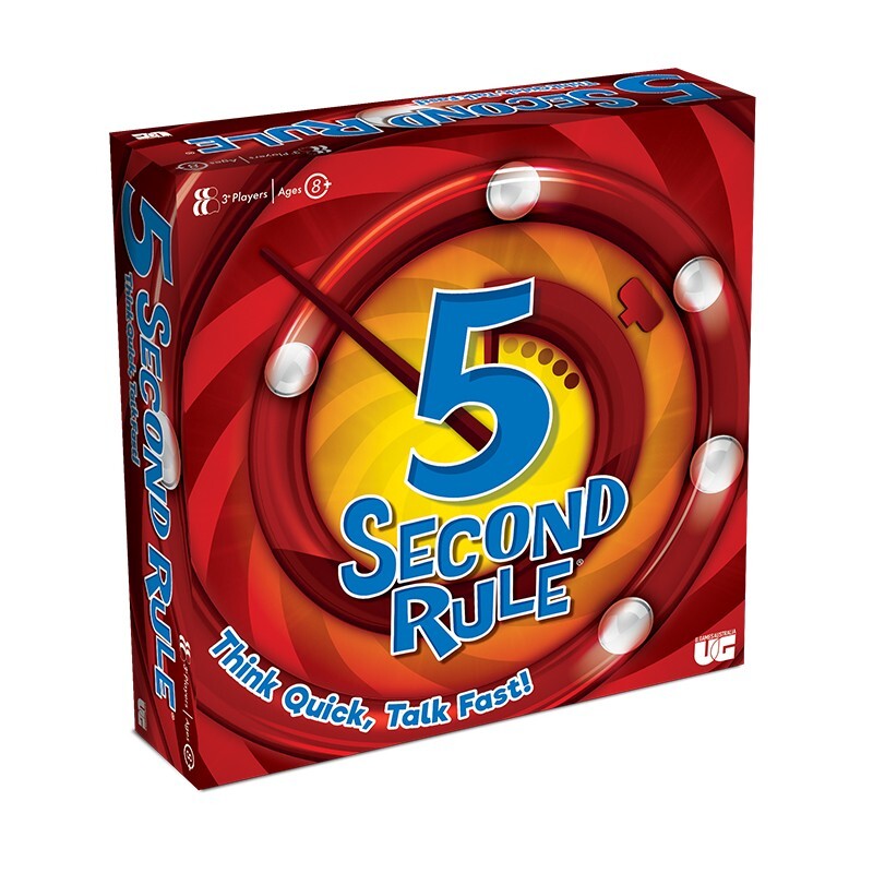 5 Second Rule Interactive Fast-Paced Game Kids/Children Fun Educational Toy 8+