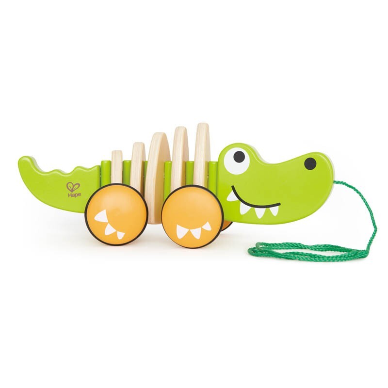 Hape Walk a Long Crocodile Activity Kids/Toddler Fun Learning Play Toy 12m+