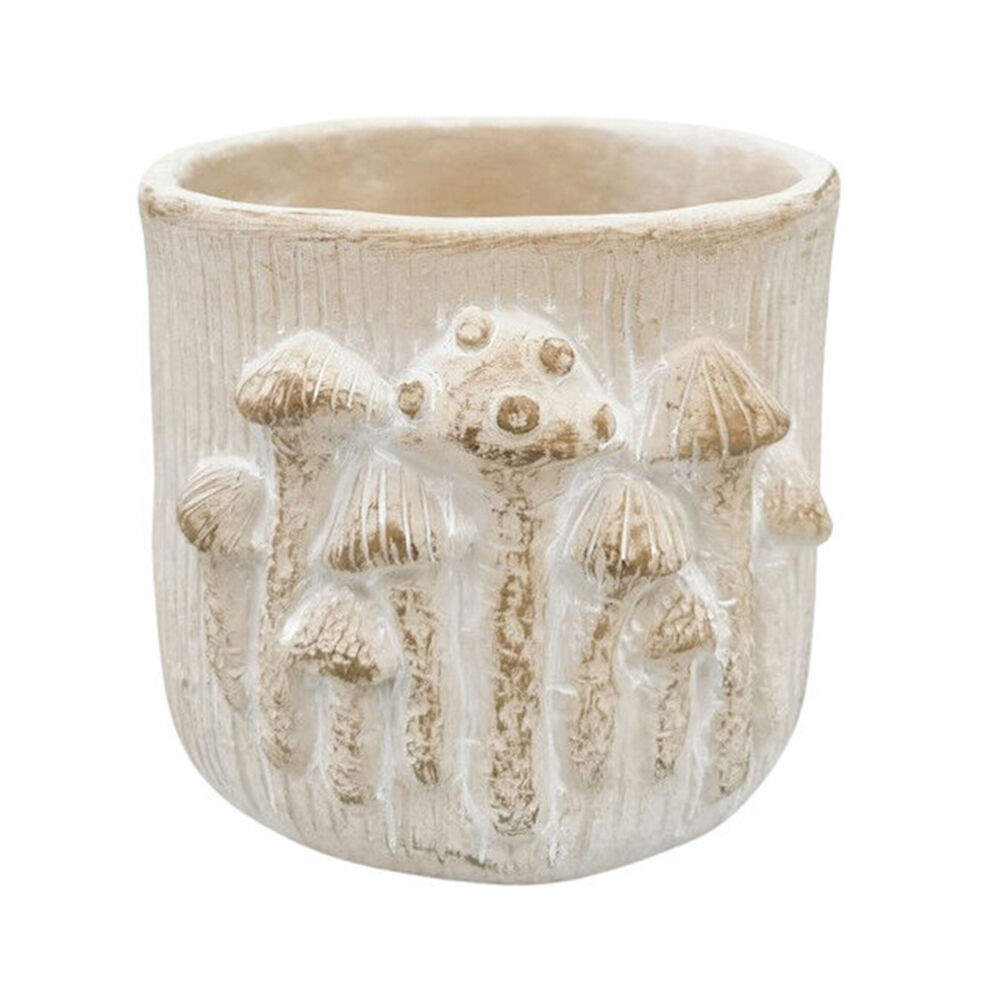 Urban 16x19cm Bisque Ceramic Fable Toadstool Outdoor Planter Pot Medium
