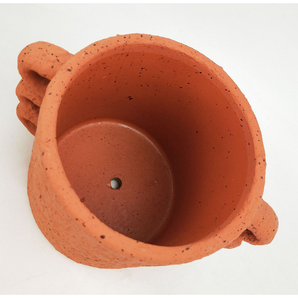 Urban Dayze Concrete 20cm Planter Pot Small - Sienna (4 Pack) — image 3