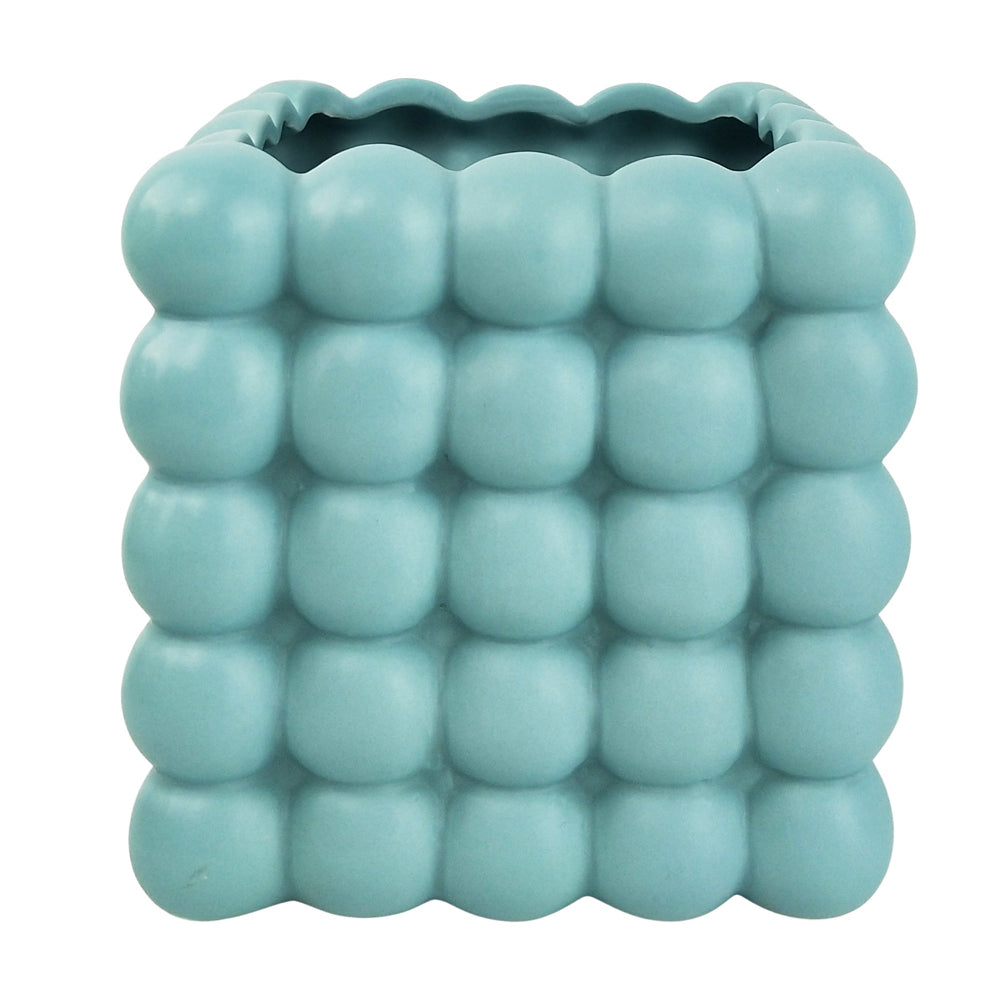 Urban Addie Bubble 13cm Ceramic Planter Flower/Plant Pot Small Home Decor Ocean