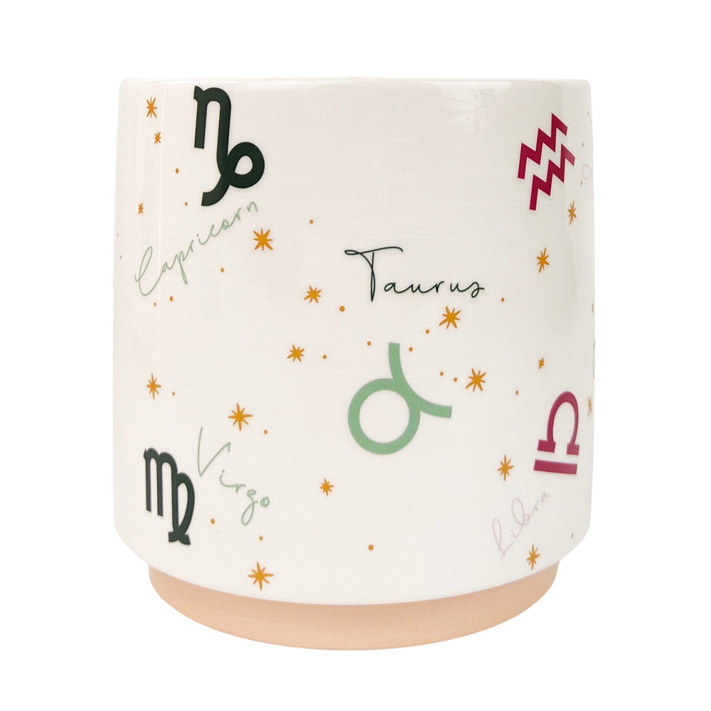 Urban Zodiac 13cm Ceramic Planter Colourful Flower/Plant Pot Desk Decor Small