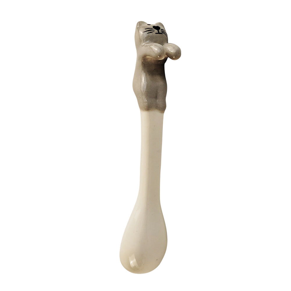 Urban 12cm Cat Ceramic Hanging Spoon For Mug
