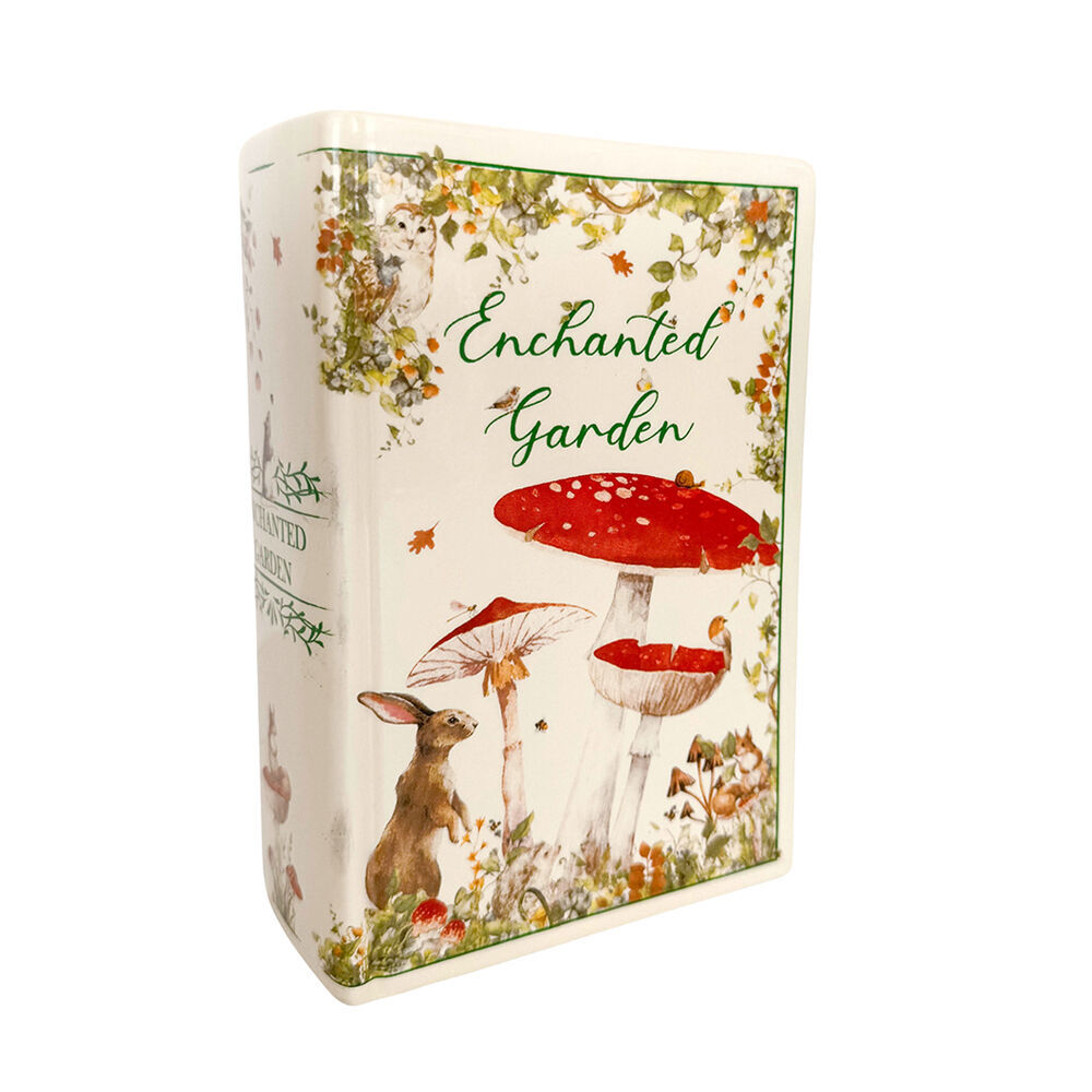 Urban Enchanted Garden Book Home/Office Vase Shelf Indoor Decor 16cm Red (2 Pack) — image 2