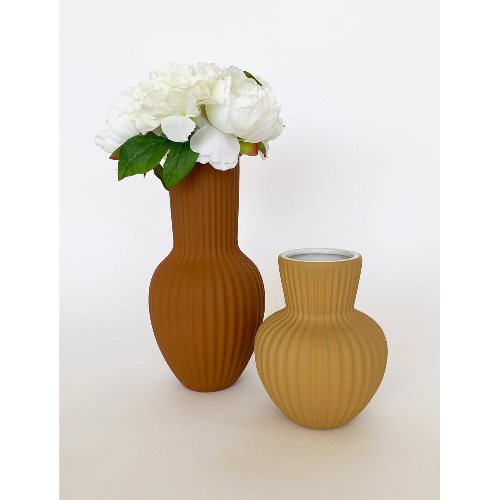 Urban Brooklyn 27cm Ceramic Plant/Flower Vase Home Display Pot Large Terracotta — image 2