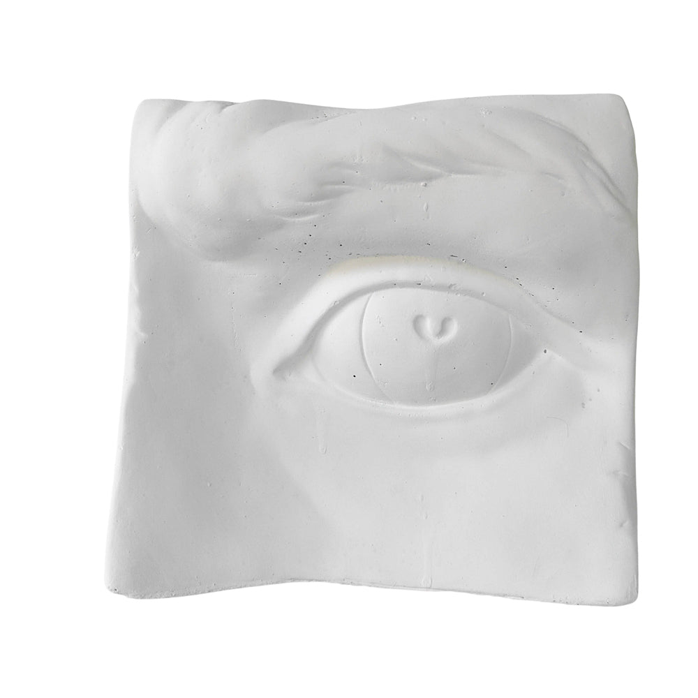 Urban Jolie 21x20cm Concrete Eye Planter Flower/Plant Pot Home Decor White (2 Pack) — image 2