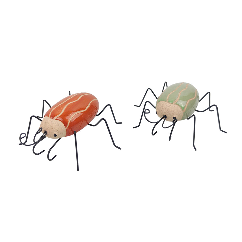 Urban 14cm Ceramic Bug Pot Planter Hanger Figurine Garden Decor Ornament Assort — image 2