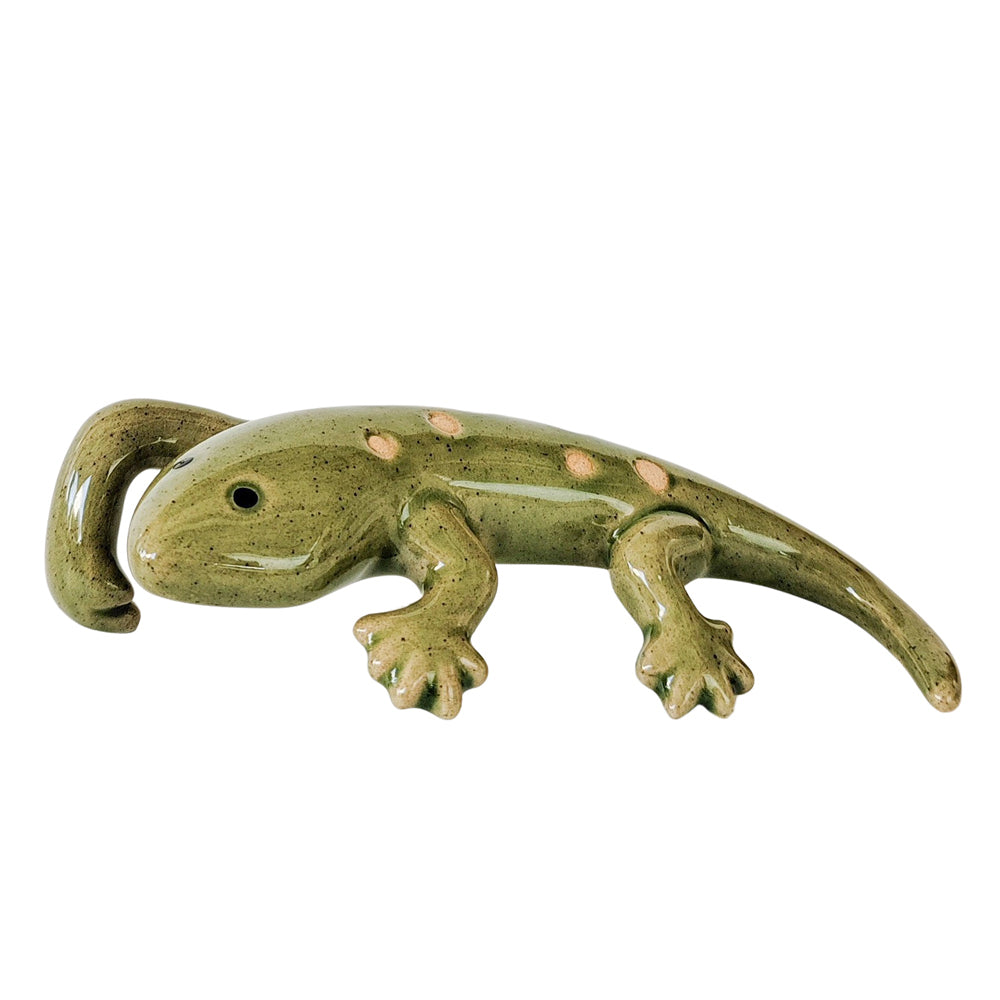 Urban Products Gecko Themed Plant Pot Home Garden Decor Hanger Green 11cm