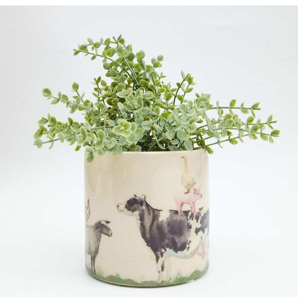 Urban Farm Planter Plant Pot 12cm Home Decorative Outdoor Garden Decor (3 Pack) — image 3