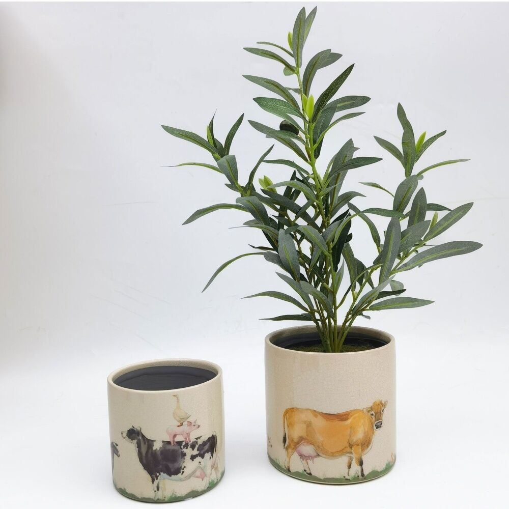 Urban Farm Planter Plant Pot 12cm Home Decorative Outdoor Garden Decor (3 Pack) — image 4