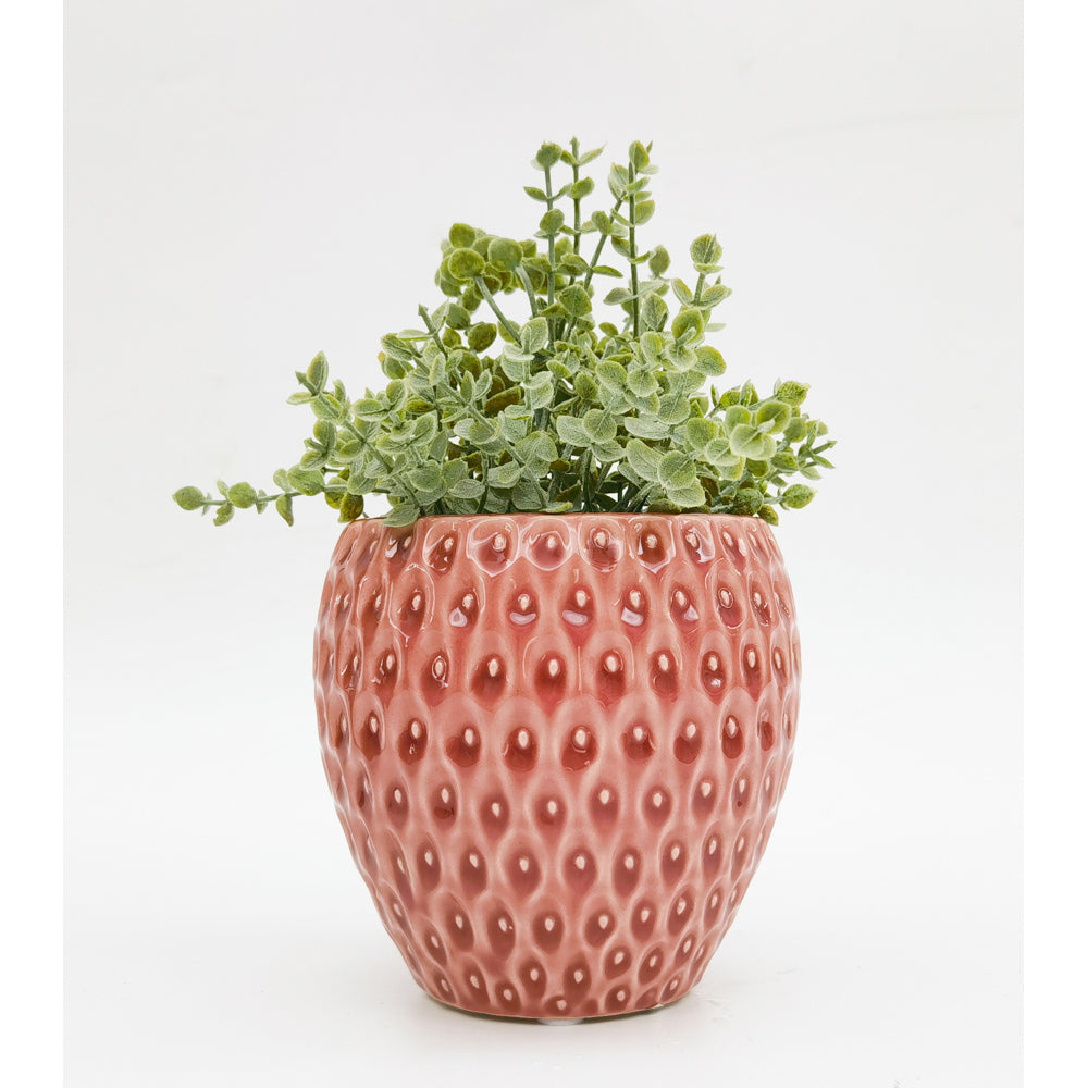 Urban Strawberry Planter Pink 12cm Home Decorative Outdoor Garden Decor — image 2