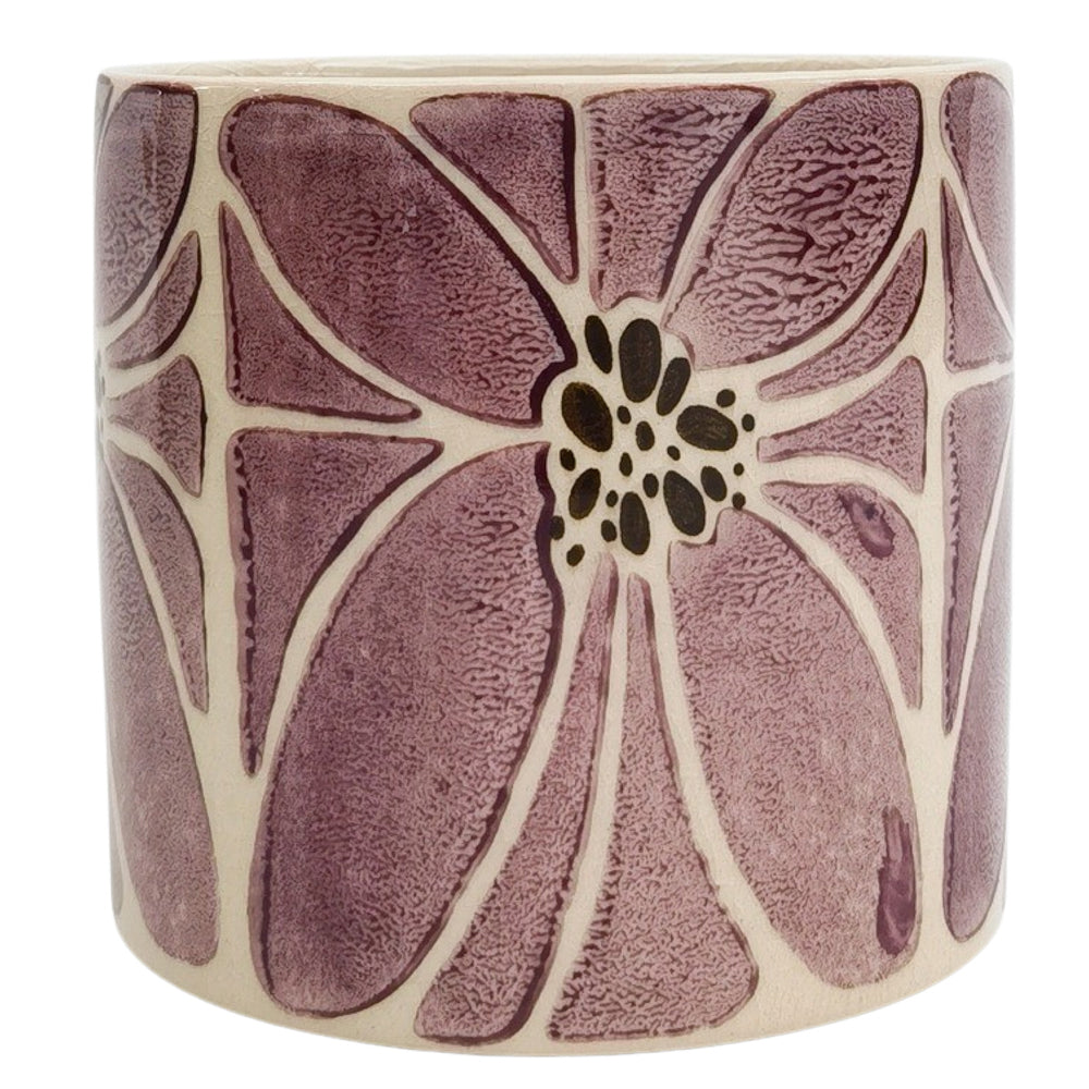 Urban Florence Planter Purple 12cm Home Decorative Outdoor Garden Decor