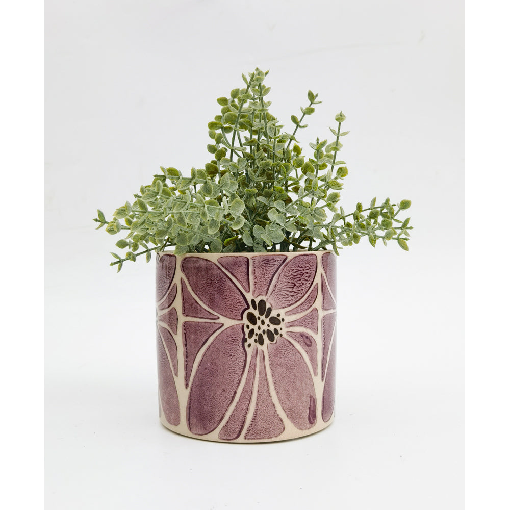 Urban Florence Planter Purple 12cm Home Decorative Outdoor Garden Decor — image 2