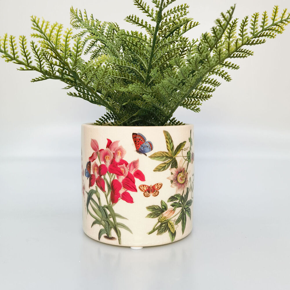 Urban 12x11cm Green Botanicals Stoneware Outdoor Planter Pot — image 3