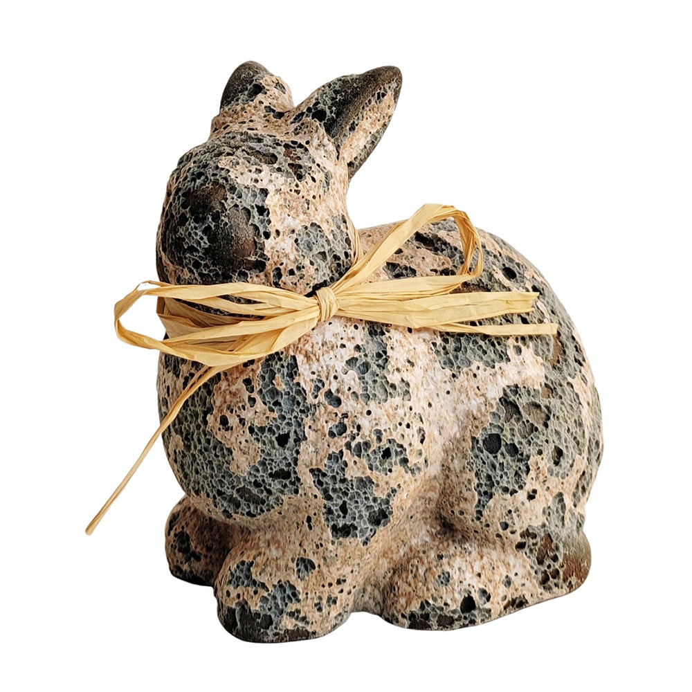 Urban 10cm Delphi Bunny Garden Ornament Home Decor Animal Statue Display Grey (2 Pack) — image 2