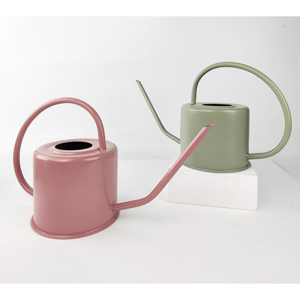 Urban 24x35cm Modern Metal Watering Can Garden Planting Water Container Rose — image 2