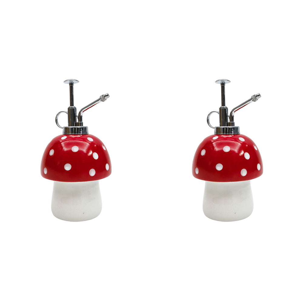 Urban Toadstool Water Mister Sprayer Red 18cm Decorative Ornament Home Decor (2 Pack)