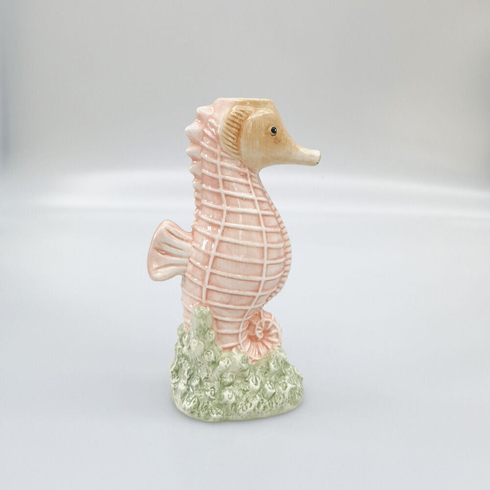 Urban Ceramic Reef Seahorse Home Decor Flower Vase 18x10cm Pink (2 Pack) — image 4