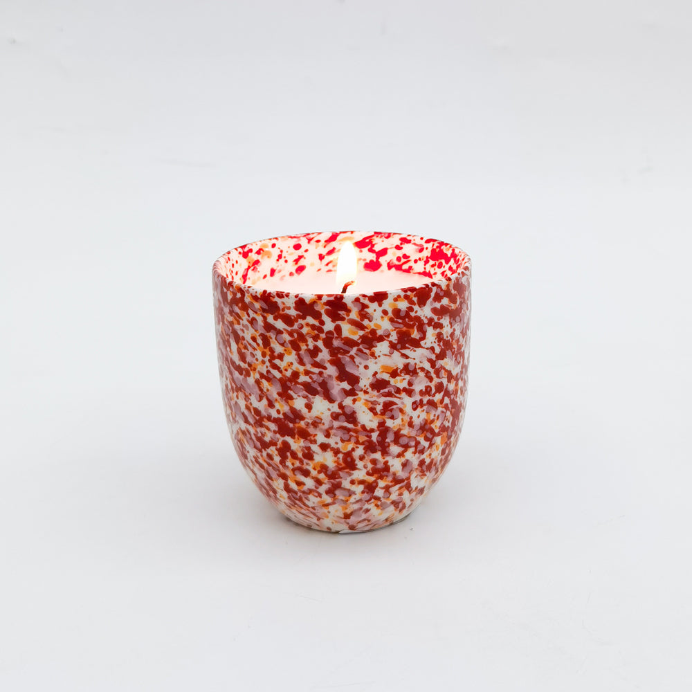 Urban Speckle Candle Pink/Red Coloured 8cm Stylish Home Decor Fragrance — image 2
