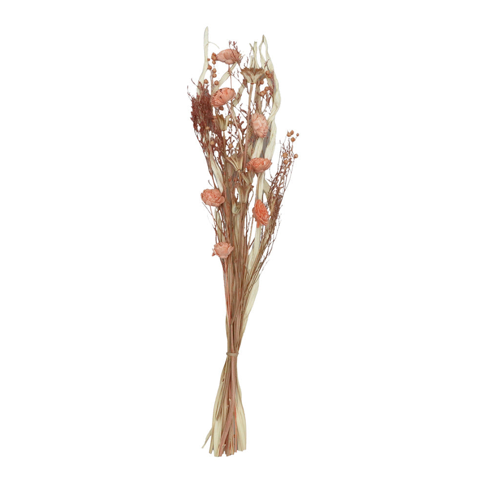 Urban 60cm Dried Foliage Floral Bouquet Preserved Home Display Flowers Peach