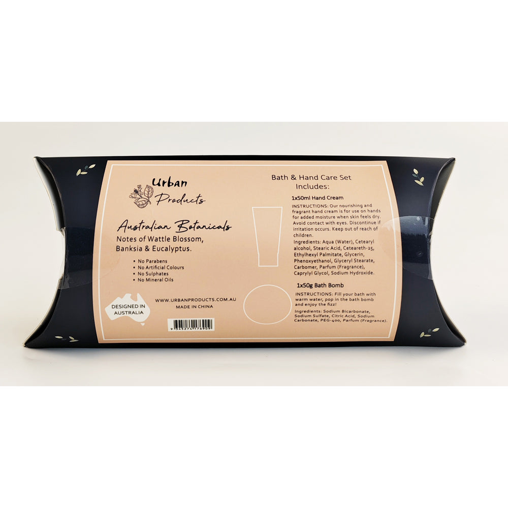 Urban Evie Floral 50g Bath Bomb & 50ml Moisturising Hand Cream Care Set Navy (2 Pieces) — image 4