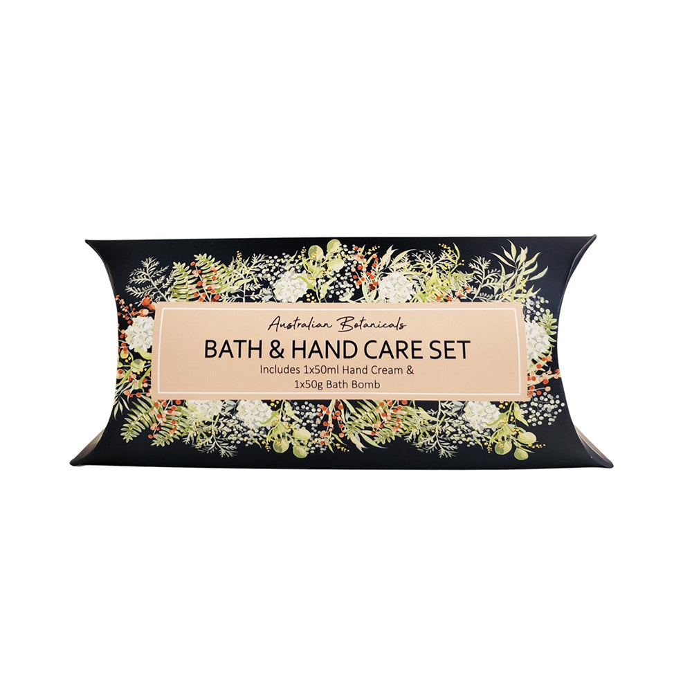 Urban Evie Floral 50g Bath Bomb & 50ml Moisturising Hand Cream Care Set Navy (2 Pieces)