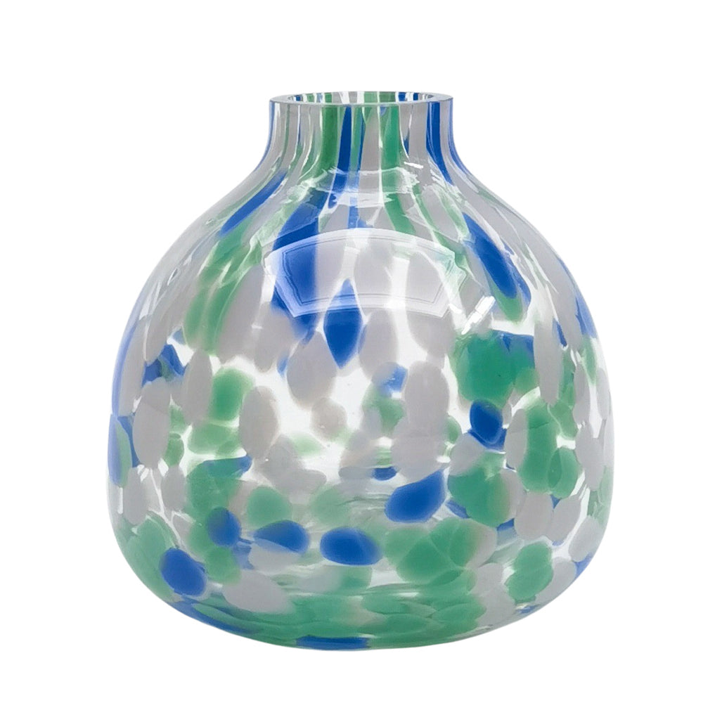 Urban Jaslyn Speckle Glass Bud Flower Vase Green Decorative Home Decor (3 Pack) — image 2