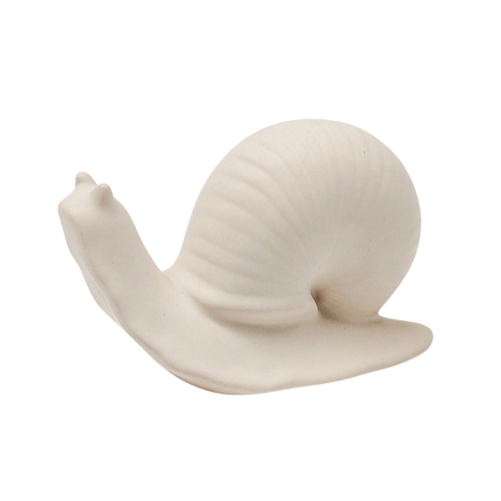 Urban Products Pot Plant Snail Ornament Statue Home Garden Decor White 7cm