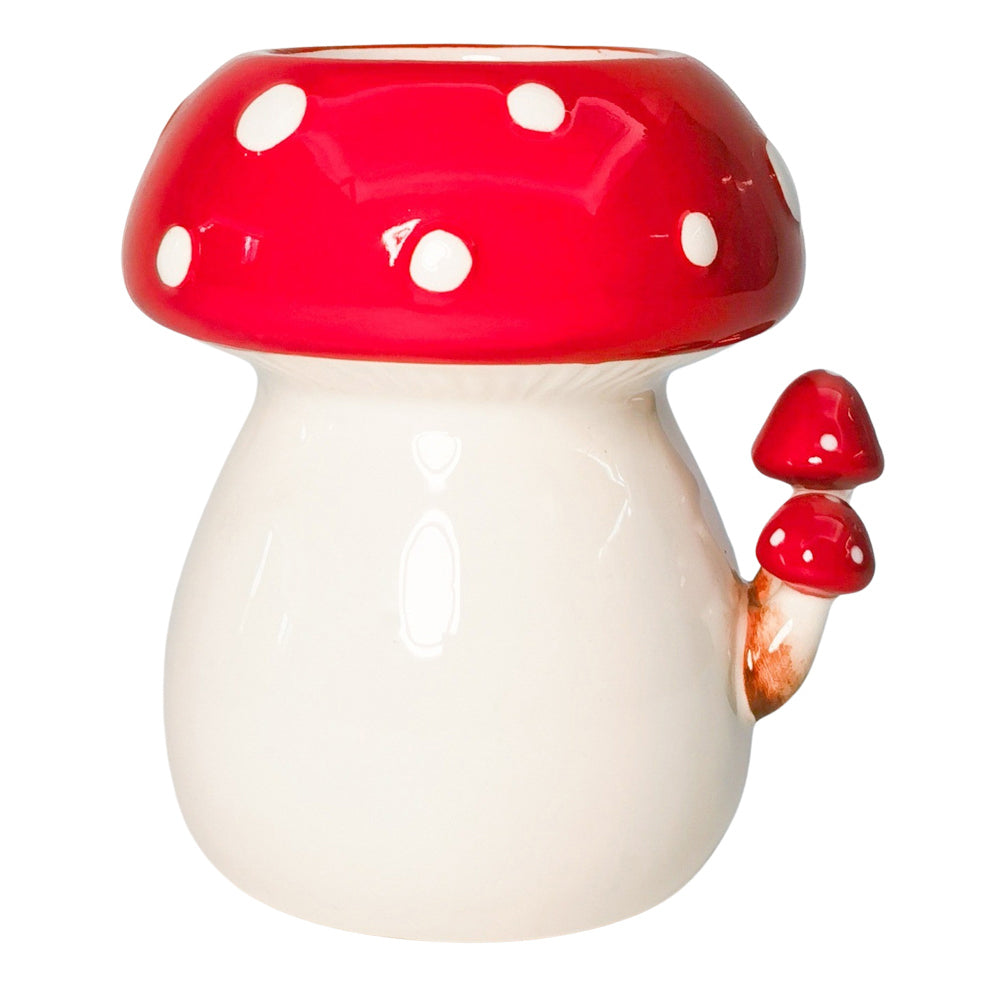 Urban Toadstool with Toadstools Planter Pot White Decorative Garden Decor (3 Pack) — image 2