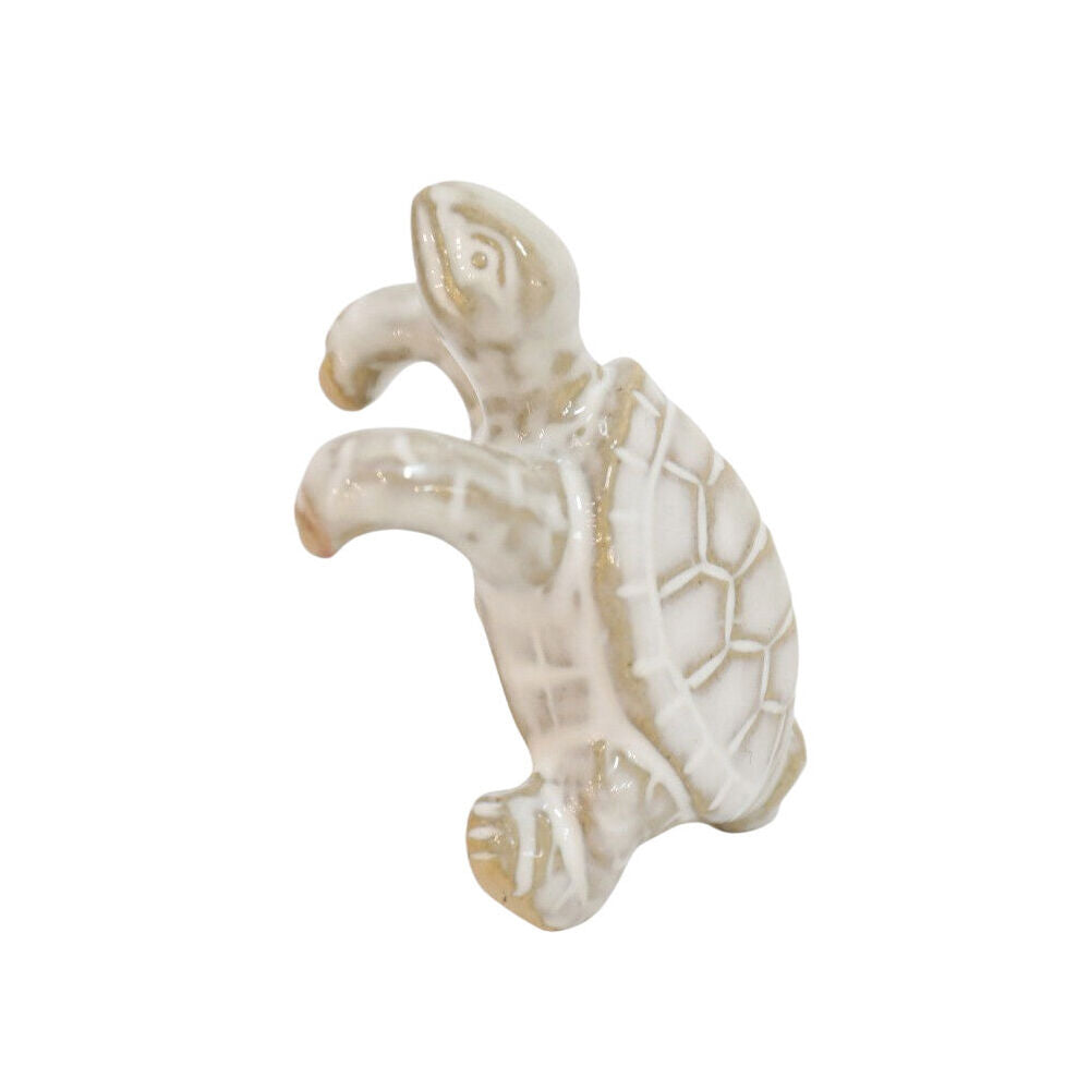 Urban 8cm White Ceramic Turtle Outdoor Planter Pot Hanger Accessory