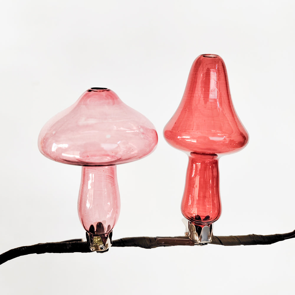Urban Products Kinkora Toadstool Clip Flower Vases Home Decor Pink (2 Pieces) — image 3