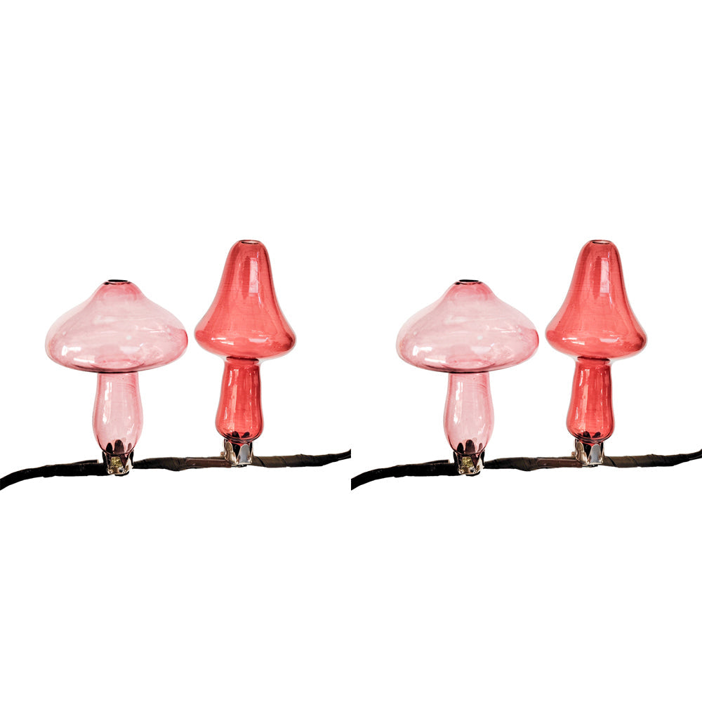 Urban Products Kinkora Toadstool Clip Flower Vases Home Decor Pink (4 Pieces)
