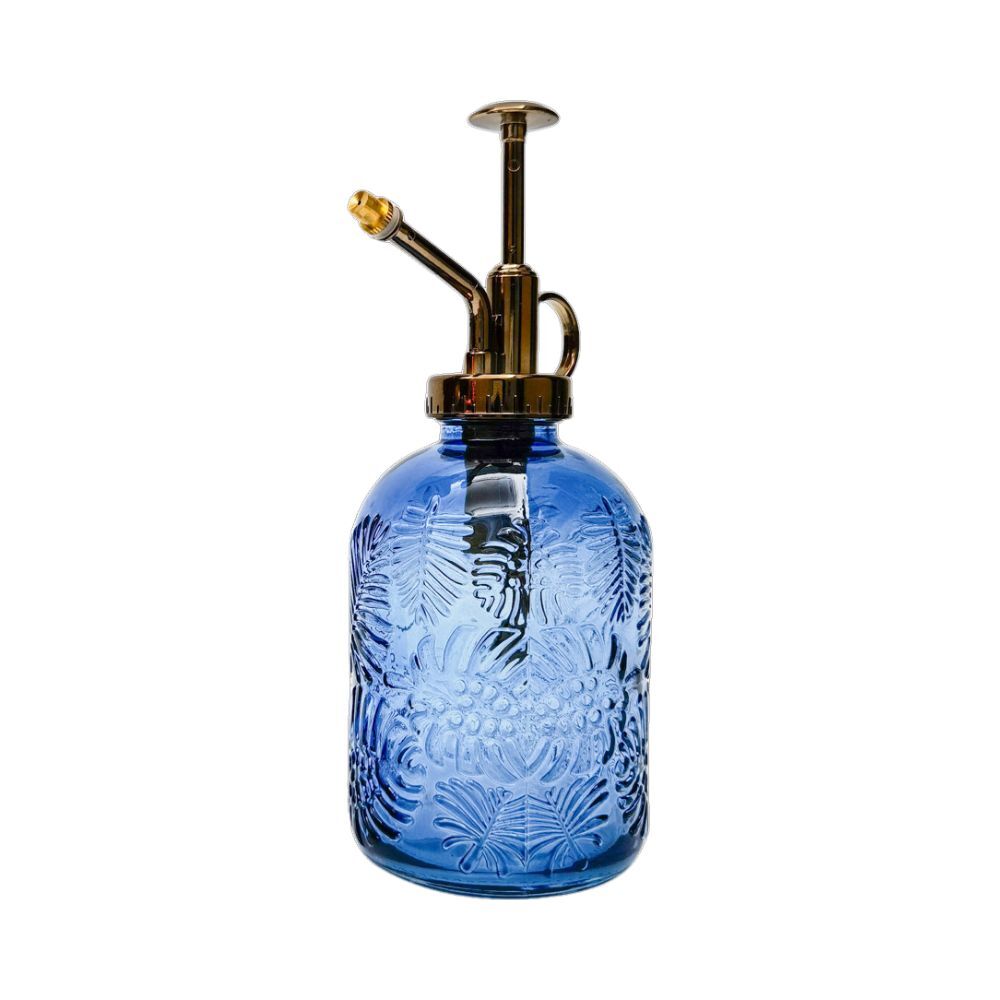 Urban Glass Water Mister Garden Plant/Flower Watering Container Blue 16cm — image 3