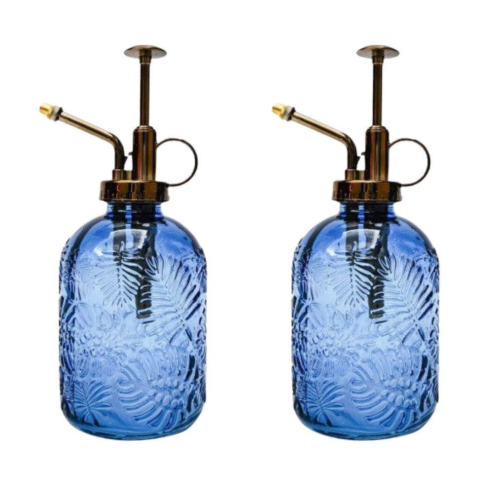 Urban Tropical Water Mister Plant Watering Container Blue 20cm (2 Pack)