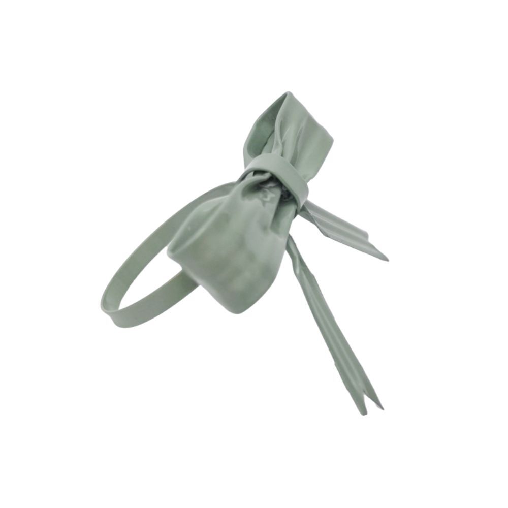 Urban Bow Napkin Metal Ring Home/Kitchen Dinning Table Organiser Sage 6cm — image 2