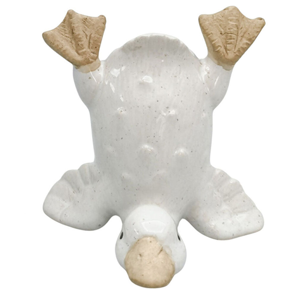 Urban 10cm White Ceramic Quirky Ducks Decorative Ornament Assorted
